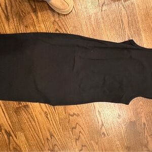 Theory Sleek Black Sleeveless Dress